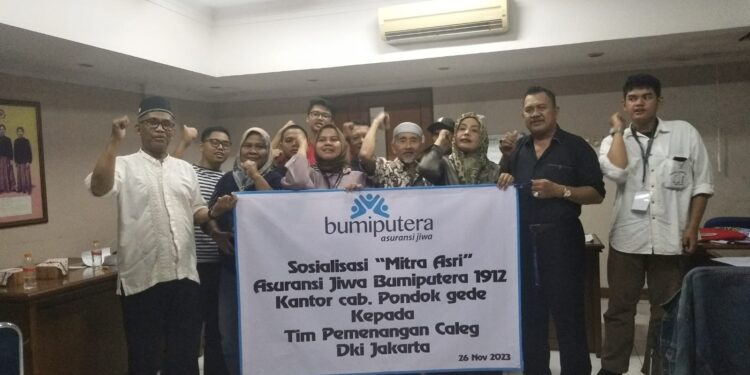 Waryono Caleg Partai Ummat Dapil 6 Jaktim Lakukan Kemitraan Asuransi Untuk Kemashlahatan Relawan