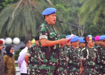 Wadan Kormar Hadiri Upacara Penyambutan Satgas TNI Konga Monusco TA.2023