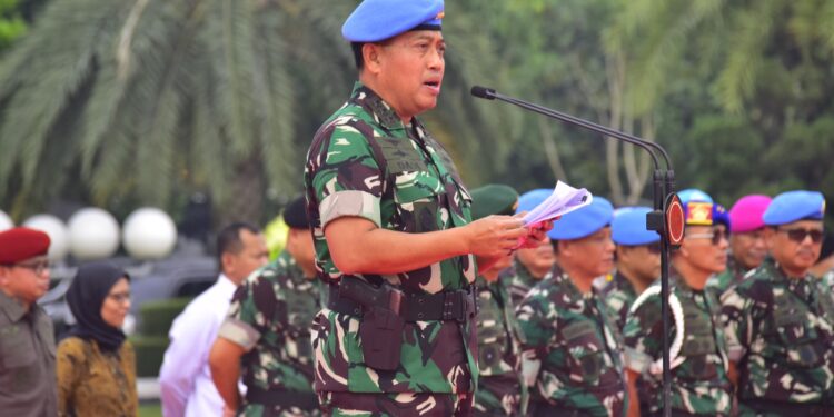 Wadan Kormar Hadiri Upacara Penyambutan Satgas TNI Konga Monusco TA.2023