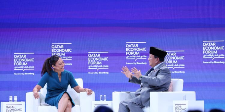 Menhan Prabowo Bicara di Qatar Economic Forum, Bahas Pembangunan Negara