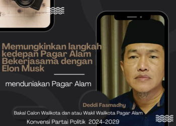 Balon Walikota Pagar Alam, Deddi Fasmadhy : memungkinkan Menduniakan Pagar Alam Dengan Ngopi Bareng Bersama Elon Musk