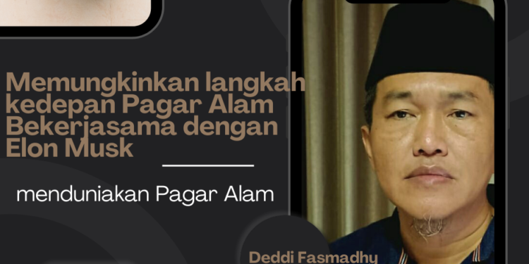 Balon Walikota Pagar Alam, Deddi Fasmadhy : memungkinkan Menduniakan Pagar Alam Dengan Ngopi Bareng Bersama Elon Musk