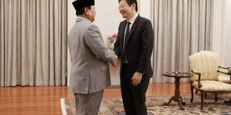 Menhan Prabowo Bertemu PM Singapura, Perkuat Kerja Sama Pertahanan