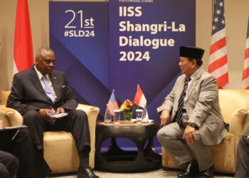 Menhan Prabowo Bertemu Menhan AS Lloyd Austin,