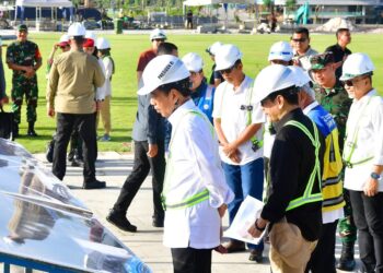 Panglima TNI Dampingi Presiden RI Groundbreaking Sejumlah Gedung di IKN