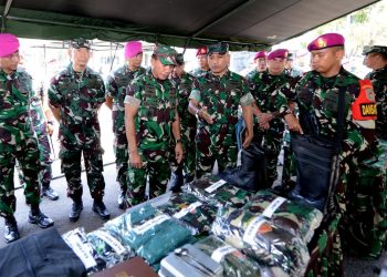 WADAN KORMAR DAMPINGI ASOPS PANGLIMA TNI GELAR RIKSIAPOPS SATGAS MARINIR 2024