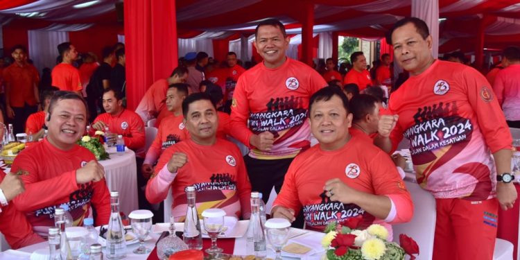 MENJALIN SINERGITAS, WADAN KORMAR HADIRI ACARA _FUN WALK_ PERINGATAN HARI BAYANGKARA KE-78 TH 2024