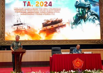 Kasum TNI Buka Rakornisku TNI Tahun 2024