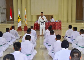 PRAJURIT PERTARUNG MAKO KORMAR UJI KENAIKAN SABUK KARATE