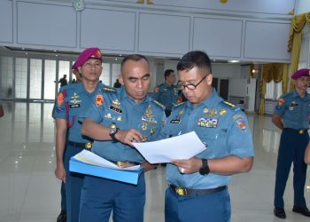 ASPERS DANKORMAR PIMPIN SIDANG PANTUHIR CALON TAMTAMA TELADAN KORPS MARINIR TAHUN 2024