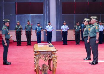 Panglima TNI Pimpin Sertijab Asintel Panglima TNI