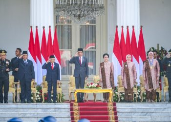 Panglima TNI Hadiri Upacara Prasetya Perwira TNI-Polri Tahun 2024 di Istana Merdeka