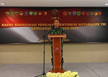 Asops Panglima TNI Buka Acara Penilaian Rentinkon Tahun 2025 Kotamaops TNI