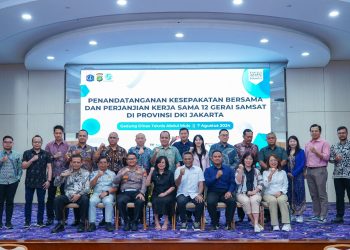 Jasa Raharja Bersama Tim Pembina Samsat tandatangani  PKS Gerai Samsat dengan 12 Pusat Perbelanjaan DKI Jakarta: Mempermudah Akses Pelayanan Pajak Kendaraan