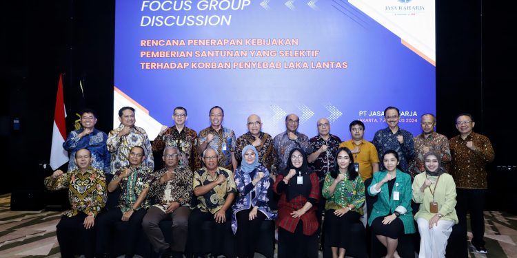 Jasa Raharja Gelar FGD Rencana Kebijakan Santunan Selektif untuk Korban Laka Lantas bersama Stakeholder Jaminan Sosial, Pakar Hukum, dan Pengamat Transportasi
