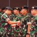 Kasum TNI Pimpin Sertijab Kapuspen TNI, Kapusjarah TNI, Kapusinfolahta TNI dan Kapus RB TNI