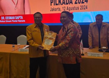 HARAPAN Perubahan Semakin Kuat, Hamsiruddin Terima Rekomendasi dari Hanura