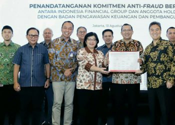 Jasa Raharja dan Anggota Holding IFG Tandatangani Komitmen Anti-Fraud Bersama BPKP