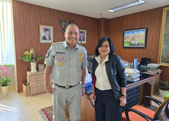 Kepala PT Jasa Raharja Cabang Utama DKI Jakarta Koordinasi dengan Kepala Badan Pendapatan Daerah Provinsi Jakarta