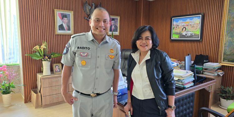 Kepala PT Jasa Raharja Cabang Utama DKI Jakarta Koordinasi dengan Kepala Badan Pendapatan Daerah Provinsi Jakarta
