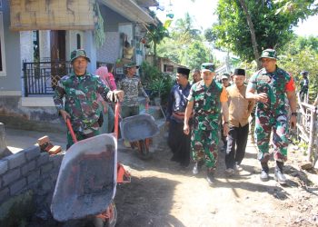Lokasi TMMD 121 Kodim 1615/Lotim Dikunjungi Tim Wasev Kodam IX/Udayana