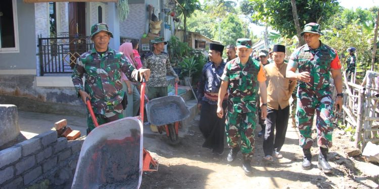 Lokasi TMMD 121 Kodim 1615/Lotim Dikunjungi Tim Wasev Kodam IX/Udayana