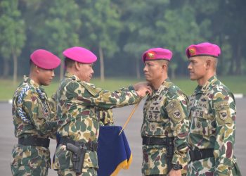 Upacara Sertijab Danbrigif 1 Marinir, Dipimpin Langsung Danpasmar 1.