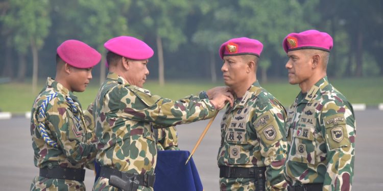 Upacara Sertijab Danbrigif 1 Marinir, Dipimpin Langsung Danpasmar 1.