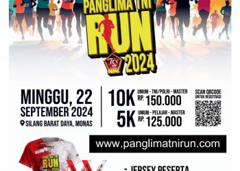 Semarakan HUT Ke-79 TNI, Ayo Ikuti dan Bergabung Bersama Panglima TNI Run Tahun 2024