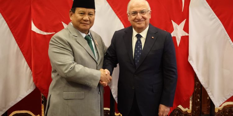 Menhan Prabowo Terima Kunjungan Menhan Turki, Tekankan Transfer Pengetahuan