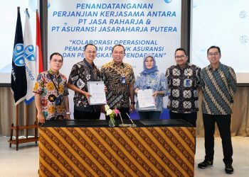 Tingkatkan Kolaborasi Operasional dan Pendapatan, Jasa Raharja dan PT Jasaraharja Putera Tandatangani Perjanjian Kerja Sama