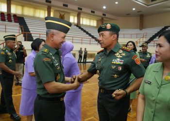 Kasum TNI Pimpin Laporan Korps Kenaikan Pangkat 86 Perwira Tinggi TNI