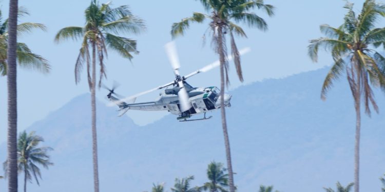 Pendaratan Pasukan Gabungan Multinasional  Tandai Operasi Amfibi Di Pantai Banongan