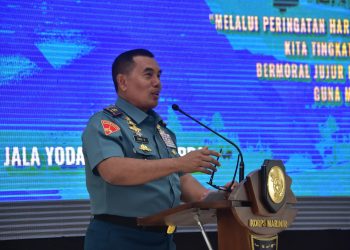 DANKORMAR PIMPIN PERINGATAN HUT KE-76 KORPS SUPLAI JAJARAN MARINIR WILAYAH JAKARTA