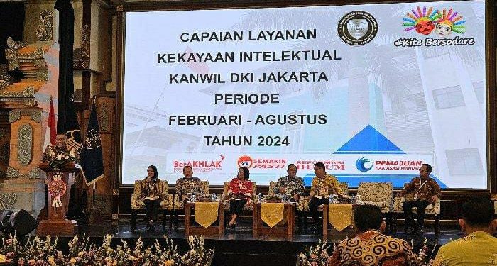 Kanwil Kemenkumham DKI Jakarta Ungkap Capaian Gemilang Layanan Kekayaan Intelektual pada Rakornis 2024