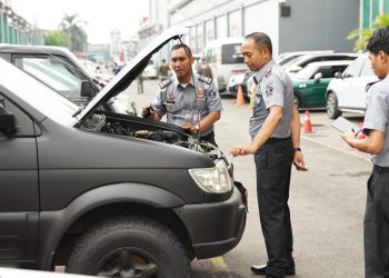 Jaga Tata Nilai PASTI dan Upaya Mewujudkan Zona Bahagia, Rutan Kelas I Cipinang Lakukan Pemeriksaan Kendaraan Dinas
