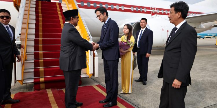 Menhan Prabowo Kunjungan Kerja Resmi ke Vietnam