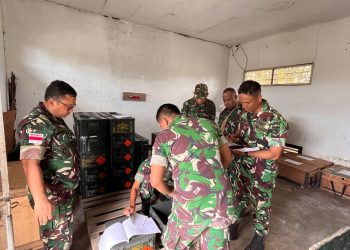 Jelang Purna Tugas Dandim, Kodim 1710/Mimika Terima Tim Verifikasi Dari Korem