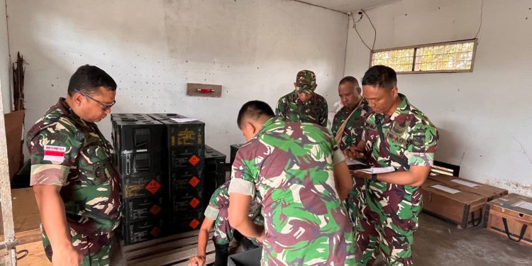 Jelang Purna Tugas Dandim, Kodim 1710/Mimika Terima Tim Verifikasi Dari Korem