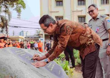Pj Gubernur Heru  Groundbreaking RTH Eks Johar Baru Teater