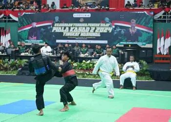 Kejurnas Silat Piala Kasad Di hadiri Dandim 0621/ Bogor