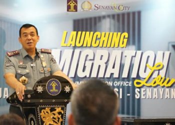 Peluncuran Immigration Lounge Jakarta Pusat Oleh Dirjen Imigrasi Kemenkumham di Senayan City Mall