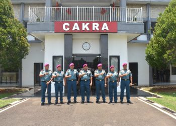 DANKORMAR TERIMA LAPORAN KENAIKAN PANGKAT PATI KORPS MARINIR