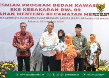 Pj  Gubernur DKI Resmikan Hunian untuk Penyintas Kebakaran Menteng