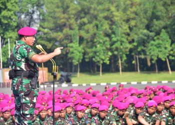 DANKORMAR PIMPIN APEL KHUSUS DI SARANG PETARUNG CILANDAK