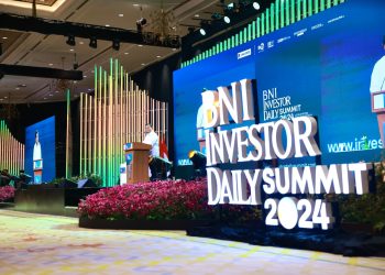 Menhan Prabowo Beri Pandangan di Acara BNI Investor Daily Summit 2024