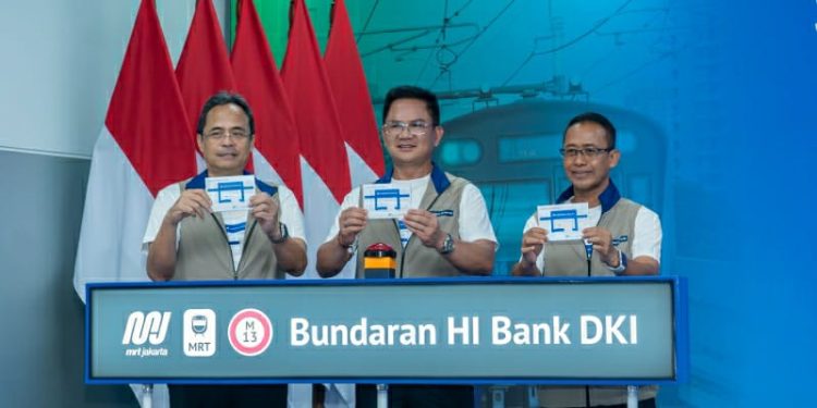 Bank DKI Beli Hak Penamaan Stasiun MRT di Bundaran HI
