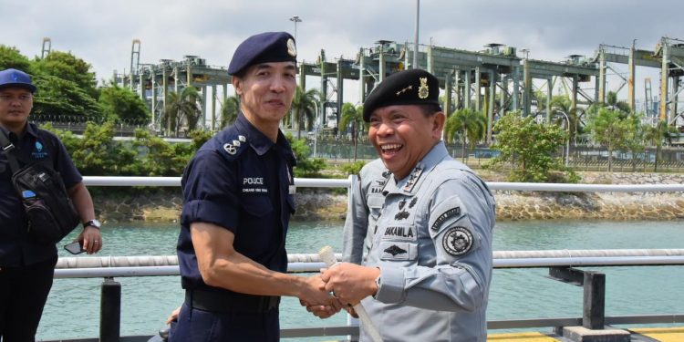 Bakamla RI Pererat Sinergitas dengan Singapore Police Coast Guard