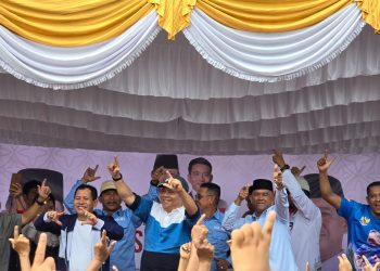 Gelar Nobar Pelantikan Presiden, Gerakan Perubahan Paluta Tak Terbendung 