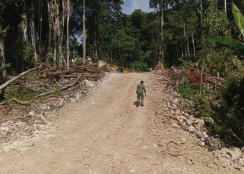 Wujud Nyata Komitmen Satgas TMMD Ke-122, Pembuatan Jalan Capai 100% dan Siap Diresmikan